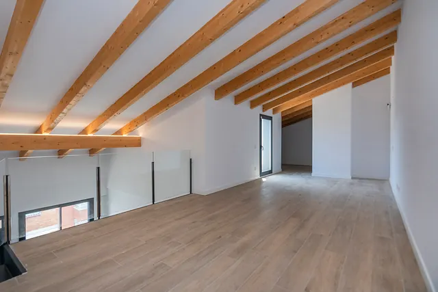Espacio bajo cubierta de una de las tipologías